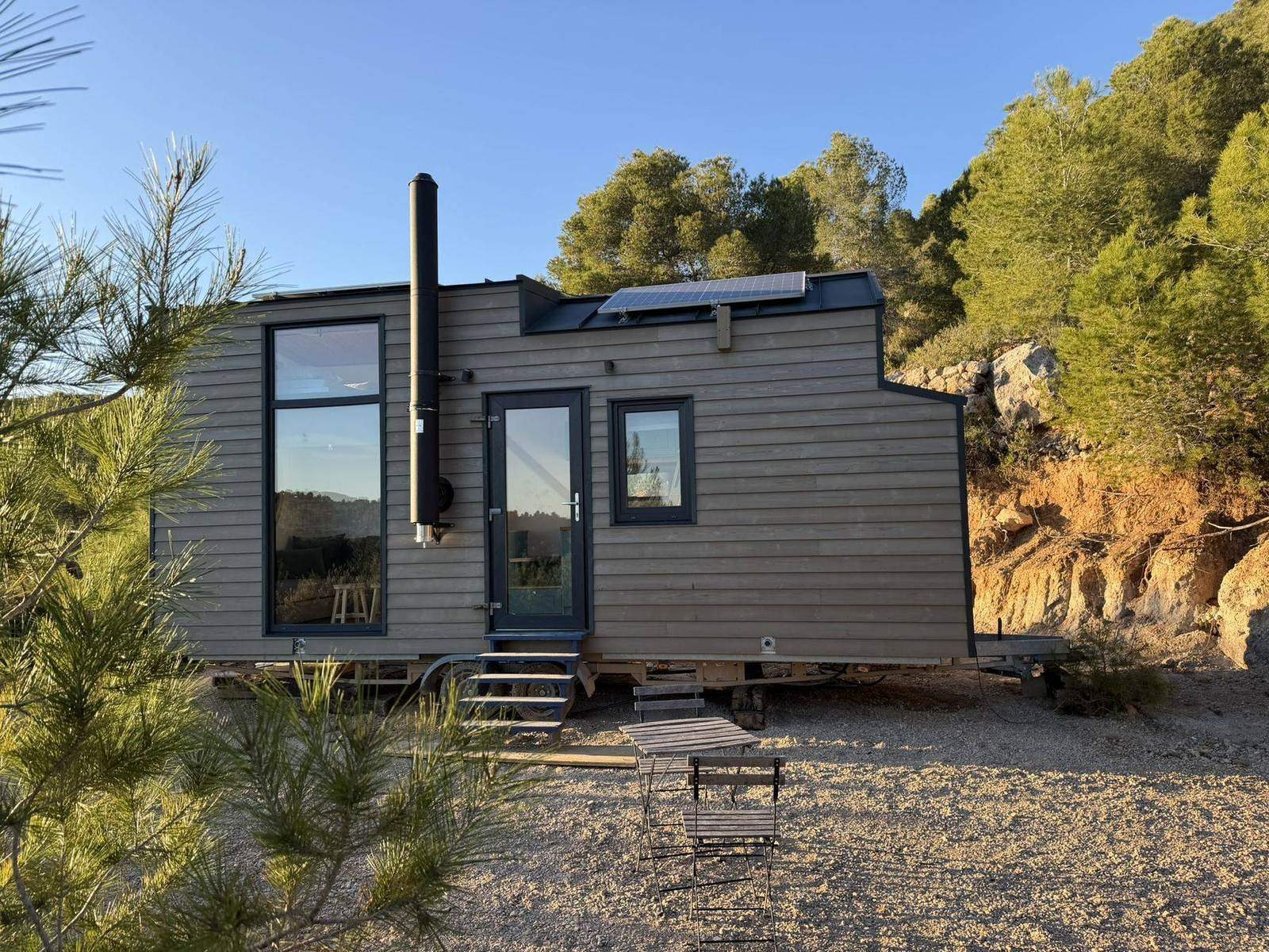 Tiny Cura, the wooden tiny house on wheels